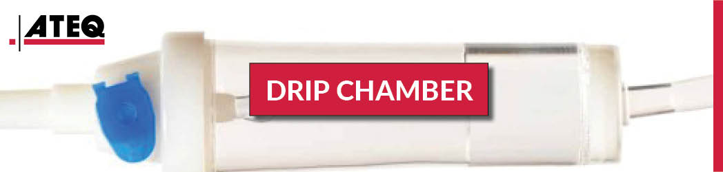 Photo of a drip chamber