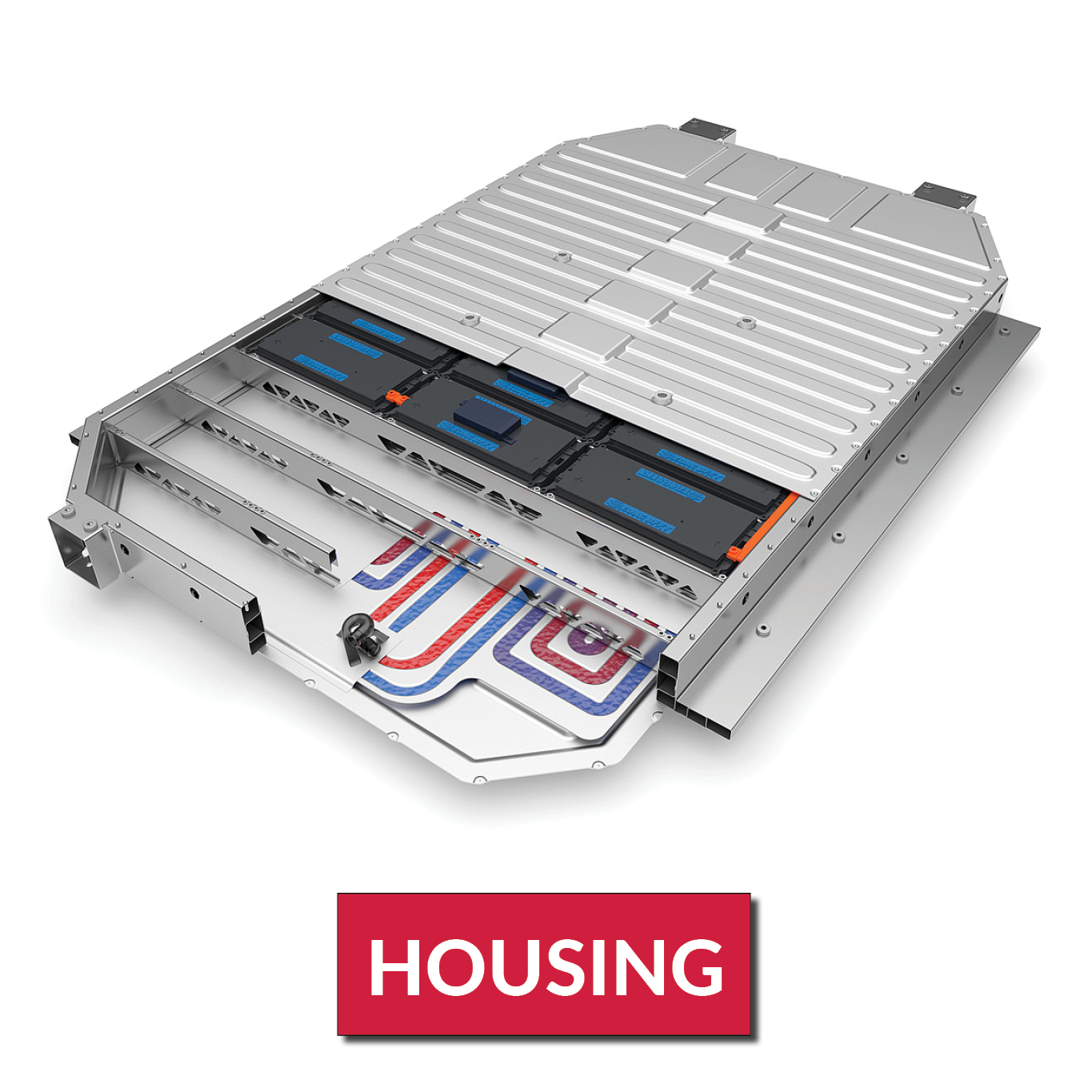 Banner showcasing an EV battery housing