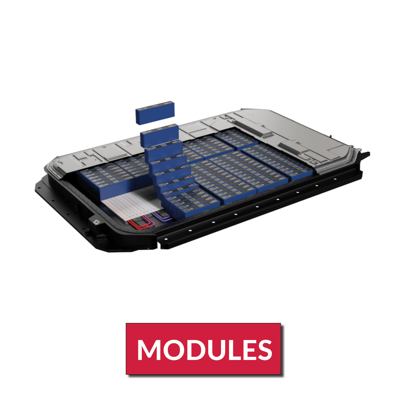 Photo of EV battery module