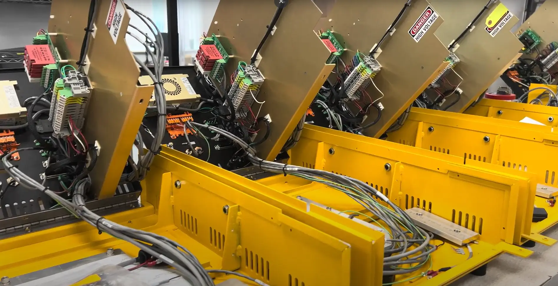 ATEQ helium leak tester with open cover