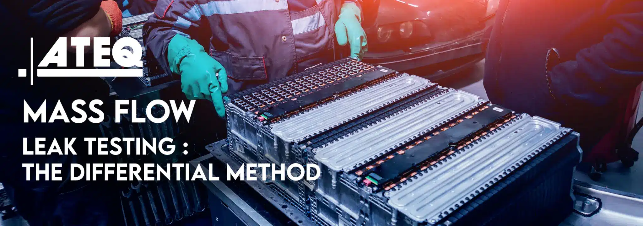 Mass flow leak testing banner by ATEQ