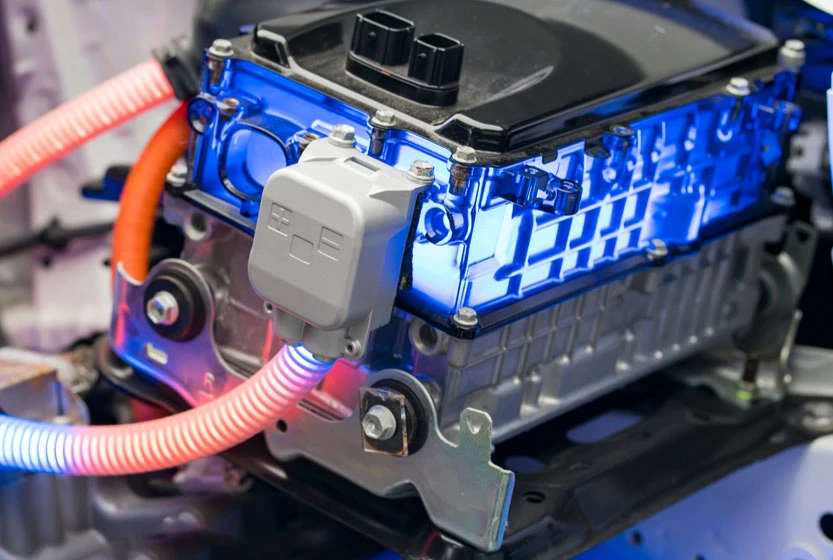 Auto parts being leak tested by ATEQ